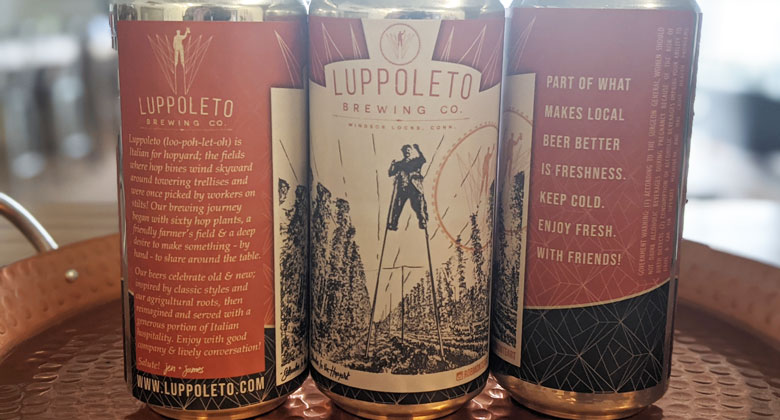 Luppoleto beer now in 16oz cans! photo