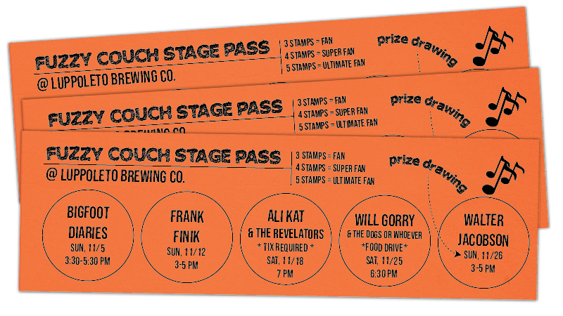 Fuzzy Couch Stage Pass