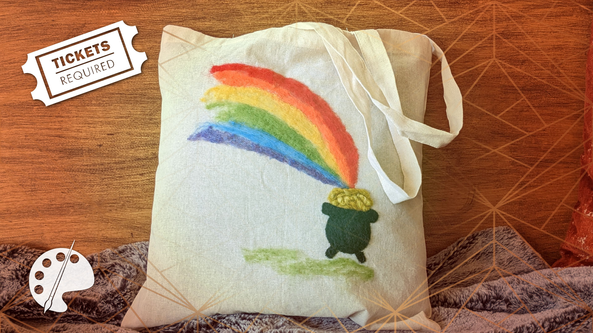 Needle Felted Bag Luppoleto Brewing Company