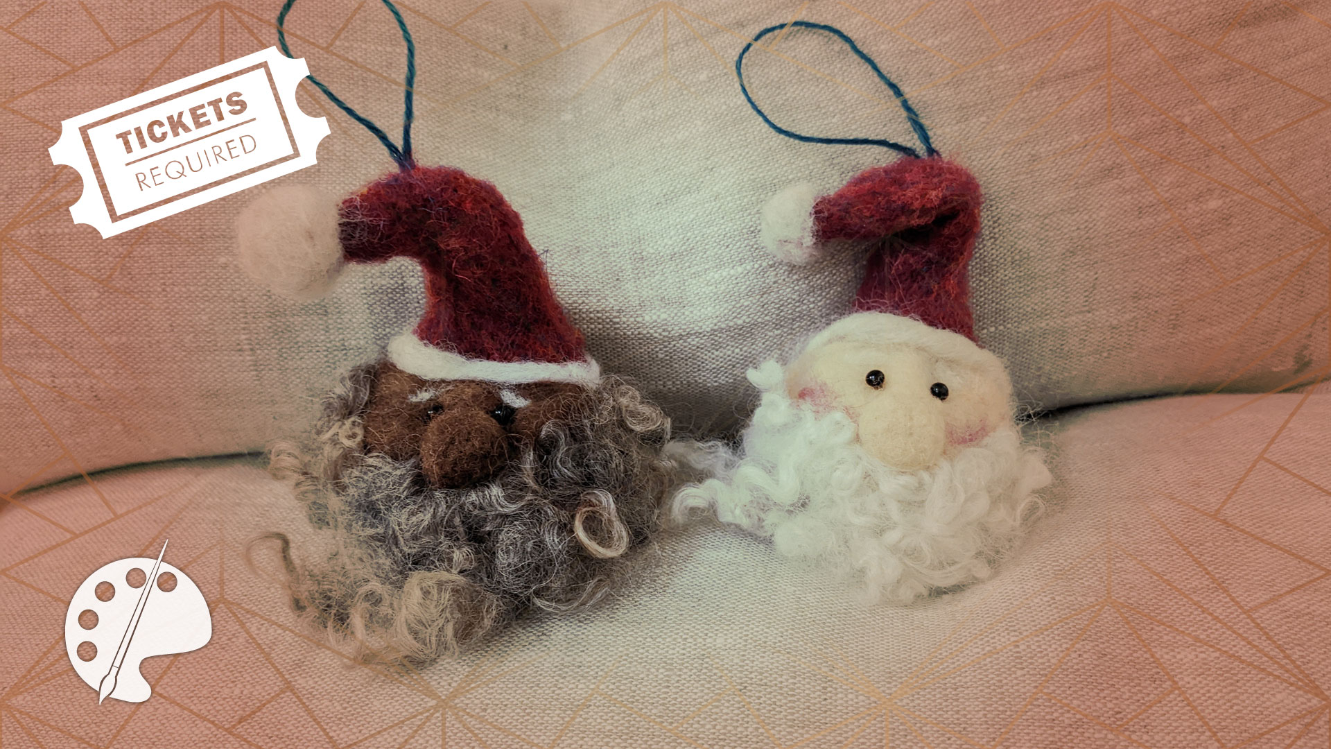Needle felted santa!