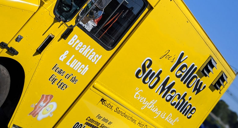 Joe's yellow sub machine